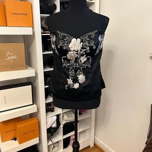 White House Black Market Bustier Top